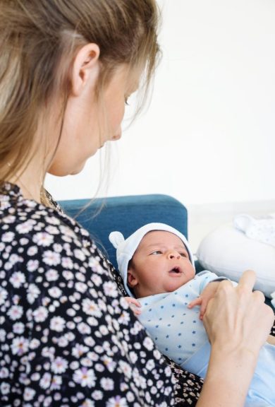 mother with baby